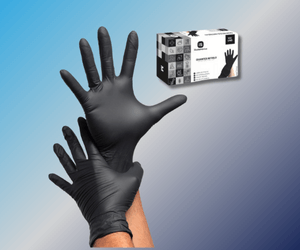 Guantes de nitrilo negro